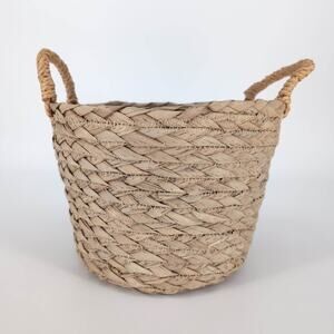 Rattan Flower Potted Plant Basket Storage Cube Wall Hanging Rattan Basket - GUC